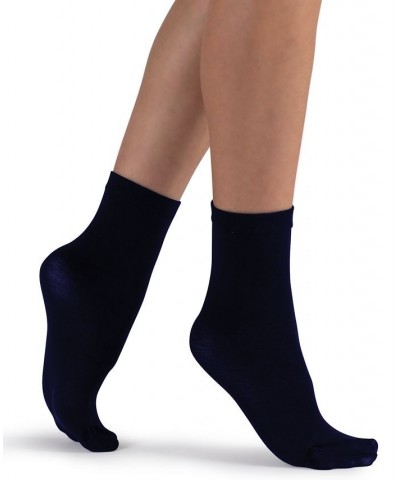 Italian Made Cotton Socks (3 Pack) Blue $18.33 Socks